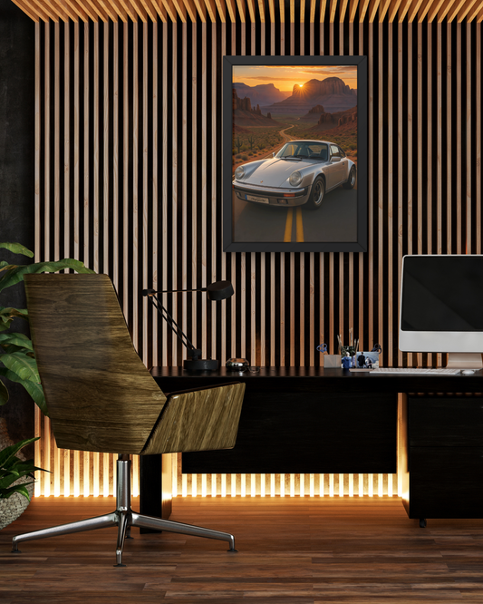 VINTAGE PORSCHE POSTER