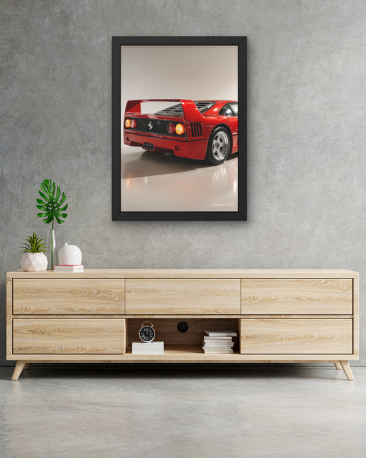VINTAGE FERRARI POSTER