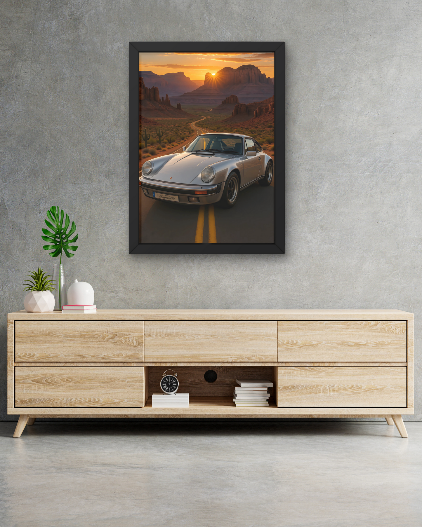 VINTAGE PORSCHE POSTER